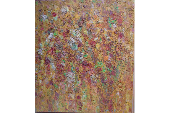 На желтом поле. 2002 Холст,масло 90х70
