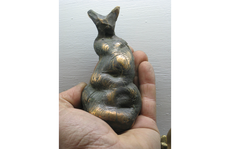 Картофелерыба. 2009 Бронза 18х6х8