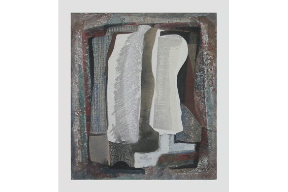 Композиция. 2004 Оргалит, смеш. техника. 67х59