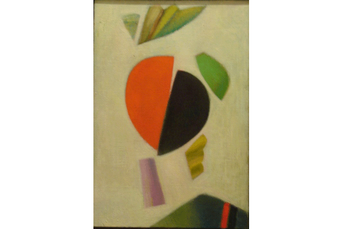 Голова. 2001 Холст, масло 50 х 34