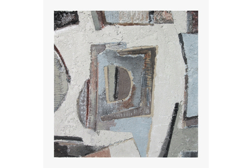 Композиция. 2005 Оргалит, смеш. техника. 49.5х49