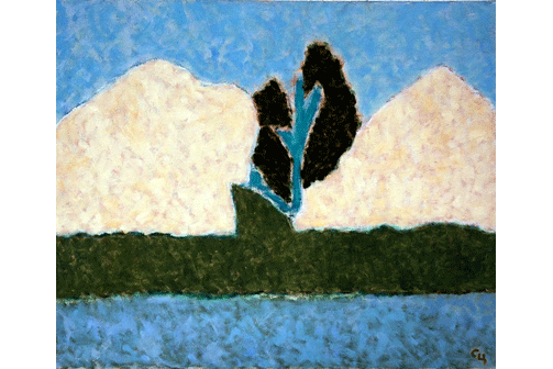 Осима. Японский пейзаж. 2006 Холст, масло 50 х 60