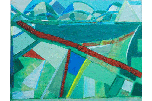Холмы. 2001 Холст, масло 64 x 82