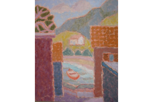 На острове святого Стефана. 2005 Холст, масло 53 х 44