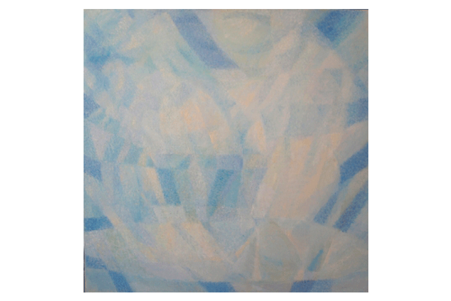 Синее в голубом. 2009 Холст, масло 100 х 100