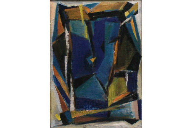 Без названия. 2003 Картон, масло 49 х 34,5