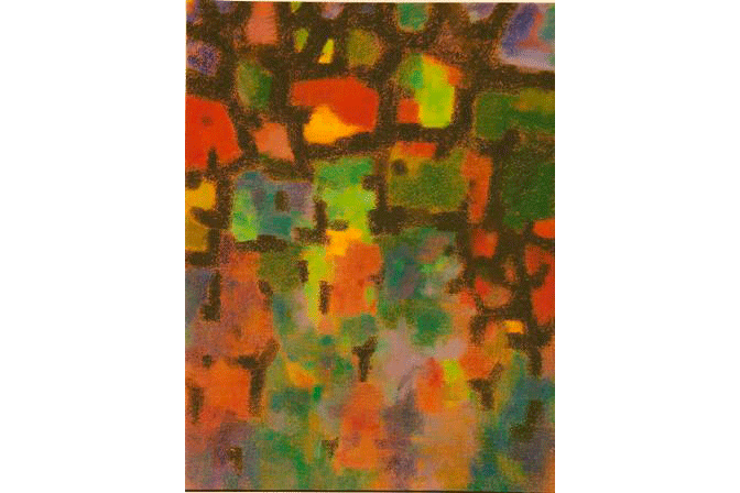 Отражение. 2003 Бумага, пастель 65х49