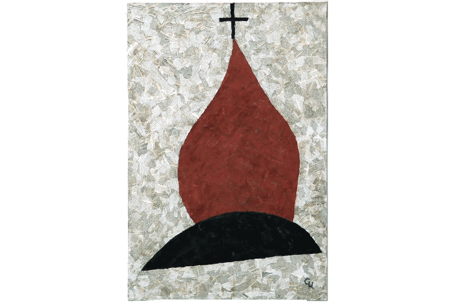 Купол. 2012 Холст, смешанная техника 90 х 60