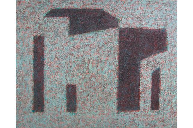 Дом. 2008 холст, акрил 40 х 50