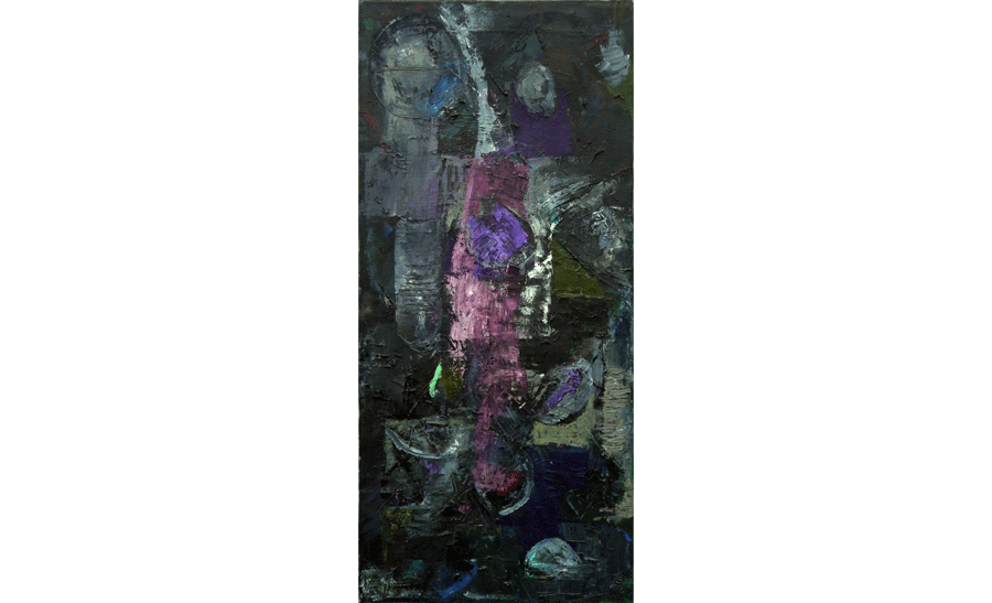 Погружение. 2012 Холст, масло 50 х 130